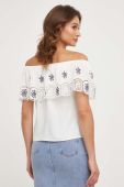Блузка Answear Lab жіноча колір білий візерунок (3352354)