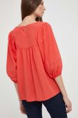 Бавовняна блузка Answear Lab жіноча колір червоний з аплікацією
