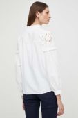 Бавовняна сорочка Answear Lab жіноча колір білий regular зі стійкою (3432979)