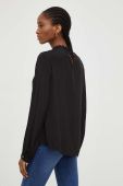 Блузка Answear Lab жіноча колір чорний однотонна (3468315)