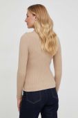 Светр Answear Lab колір бежевий легкий півгольф