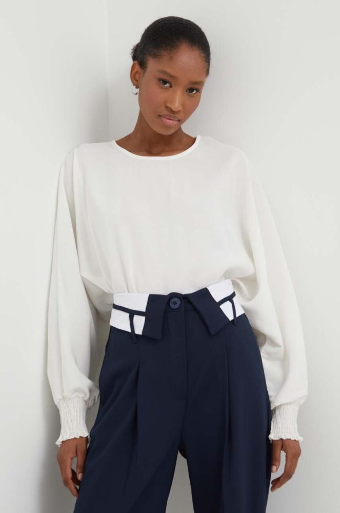 Блузка Answear Lab жіноча колір білий однотонна (3648743)