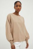 Блузка Answear Lab жіноча колір бежевий однотонна (3648746)
