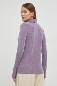 Лонгслів Answear Lab жіноча колір фіолетовий гольф