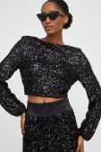 Блузка Answear Lab жіноча колір чорний з аплікацією (3679858)