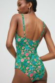 Суцільний купальник Answear Lab колір зелений злегка ущільнена чашечка (3311370)