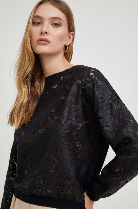 Кофта Answear Lab жіноча колір чорний однотонна (3589058)