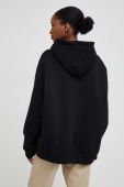 Кофта Answear Lab жіноча колір чорний з капюшоном з аплікацією (3655864)