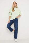 Кофта Answear Lab жіноча колір зелений однотонна
