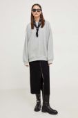 Бавовняна кофта Answear Lab жіноча колір сірий однотонна (3682020)