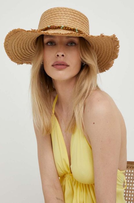 Капелюх Answear Lab колір бежевий (3276042) Капелюх Answear Lab колір бежевий (3276042)