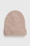 Шапка Answear Lab колір бежевий з товстого трикотажу (3543237) Шапка Answear Lab колір бежевий з товстого трикотажу (3543237)
