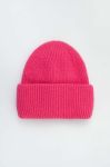 Вовняна шапка Answear Lab колір рожевий з товстого трикотажу вовна (3622818) Вовняна шапка Answear Lab колір рожевий з товстого трикотажу вовна (3622818)