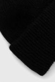 Вовняна шапка Answear Lab колір чорний з товстого трикотажу вовна (3622821)