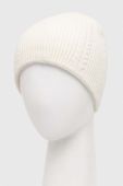 Вовняна шапка Answear Lab колір бежевий з товстого трикотажу вовна (3622826)