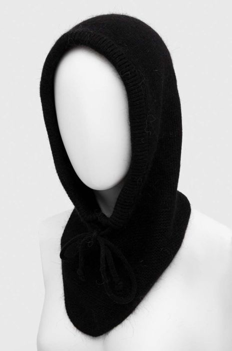 Вовняний капор Answear Lab колір чорний Вовняний капор Answear Lab колір чорний