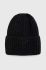 Вовняна шапка Answear Lab колір чорний з товстого трикотажу вовна (3655878)