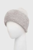 Вовняна шапка Answear Lab колір сірий з товстого трикотажу вовна (3655889)
