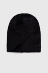 Шапка з вовною Answear Lab колір чорний з товстого трикотажу (3654260) Шапка з вовною Answear Lab колір чорний з товстого трикотажу (3654260)