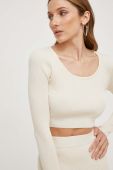 Комплект - светр і спідниця Answear Lab колір бежевий (3395674)