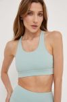 Спортивний бюстгальтер Answear Lab колір бірюзовий однотонний Спортивний бюстгальтер Answear Lab колір бірюзовий однотонний