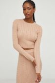Комплект - светр і спідниця Answear Lab колір бежевий (3452195)