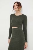Комплект: светр і спідниця Answear Lab колір зелений