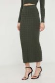 Комплект: светр і спідниця Answear Lab колір зелений