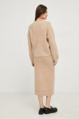 Комплект - светр і спідниця Answear Lab колір бежевий (3685154)