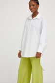 Бавовняна сорочка Answear Lab жіноча колір білий relaxed класичний комір (3336425)
