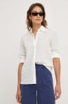 Бавовняна сорочка Answear Lab жіноча колір білий regular класичний комір (3352360)