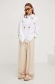 Бавовняна сорочка Answear Lab жіноча колір білий relaxed класичний комір (3395728)