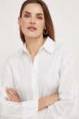 Сорочка Answear Lab жіноча колір білий relaxed класичний комір (3370899)