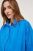 Сорочка Answear Lab жіноча relaxed класичний комір колір блакитний (3395734)