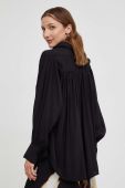 Сорочка Answear Lab жіноча колір чорний relaxed класичний комір (3619566)