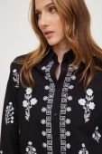 Бавовняна сорочка Answear Lab жіноча колір чорний relaxed класичний комір (3395764)
