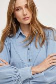 Джинсова сорочка Answear Lab жіноча regular класичний комір колір блакитний (3398725)