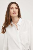Сорочка Answear Lab жіноча колір білий relaxed класичний комір (3417262)