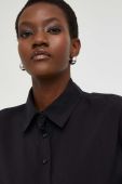 Сорочка Answear Lab X Лімітована колекція NO SHAME жіноча колір чорний relaxed класичний комір (3539173)