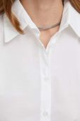 Бавовняна сорочка Answear Lab X Лімітована колекція NO SHAME жіноча колір білий relaxed класичний комір (3539177)