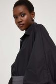 Бавовняна сорочка Answear Lab X Лімітована колекція NO SHAME жіноча колір чорний relaxed класичний комір