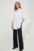 Бавовняна сорочка Answear Lab жіноча колір білий relaxed класичний комір (3548361)