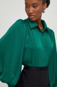 Сорочка Answear Lab жіноча колір зелений regular класичний комір (3569059)
