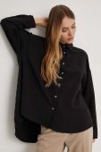 Сорочка Answear Lab жіноча колір чорний relaxed класичний комір (3583512)