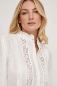 Бавовняна сорочка Answear Lab жіноча колір білий regular зі стійкою (3586531)