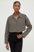 Бавовняна сорочка Answear Lab жіноча колір чорний relaxed класичний комір (3648795)