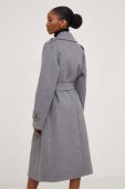 Вовняне пальто Answear Lab колір сірий перехідний (3530166)