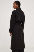 Тренч Answear Lab жіночий колір чорний перехідний (3460023)