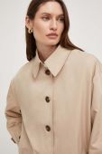 Пальто Answear Lab жіночий колір бежевий перехідний oversize (3435430)