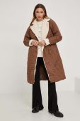 Куртка Answear Lab жіноча колір коричневий перехідна (3535146)